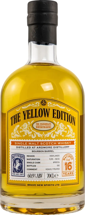 Ardmore 2005 BNSp The Yellow Edition Ex-Bourbon 60.9% 700ml