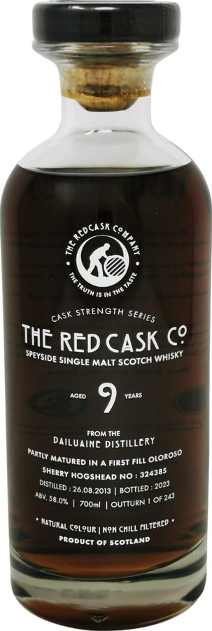 Dailuaine 2013 GWhL The Red Cask Co 1st Fill Oloroso Sherry Hogshead 58% 700ml