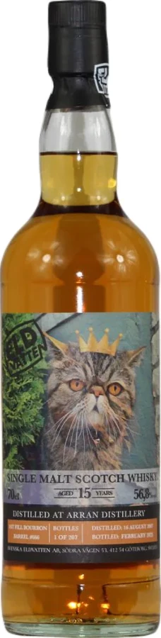 Arran 2007 SE Cat Label Serie 1st Fill Bourbon 56.8% 700ml