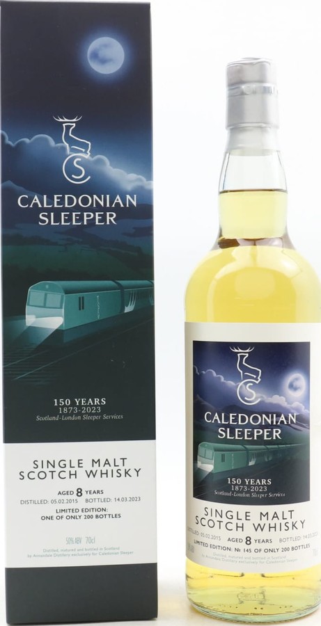 Annandale 8yo Caledonian Sleeper Ex bourbon 50% 700ml