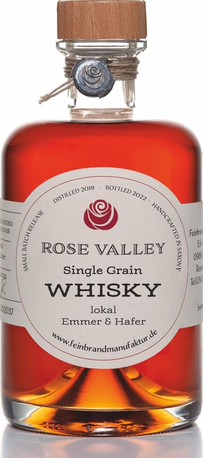 Rose Valley Single Grain lokal Emmer & Hafer PX Sherry 51.9% 500ml