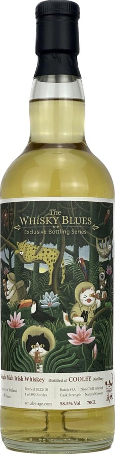 Cooley 8yo TWBl Exclusive Bottling Series Joint Bottling with Whisky Wave 58.4% 700ml