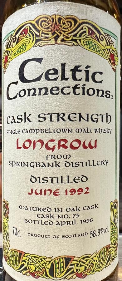 Longrow 1992 CeCo Oak Cask 58.9% 700ml
