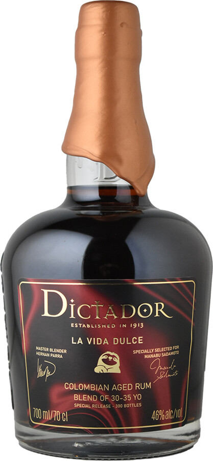 Dictador La Vida Dulce Colombian Aged Rum & Whisky 46% 700ml