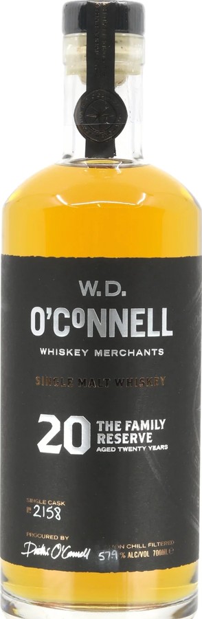 W.D. O'Connell 20yo WDO Family Reserve Bourbon 57.9% 700ml