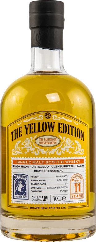 Ruadh Maor 2011 BNSp The Yellow Edition Bourbon Hogshead 54.4% 700ml