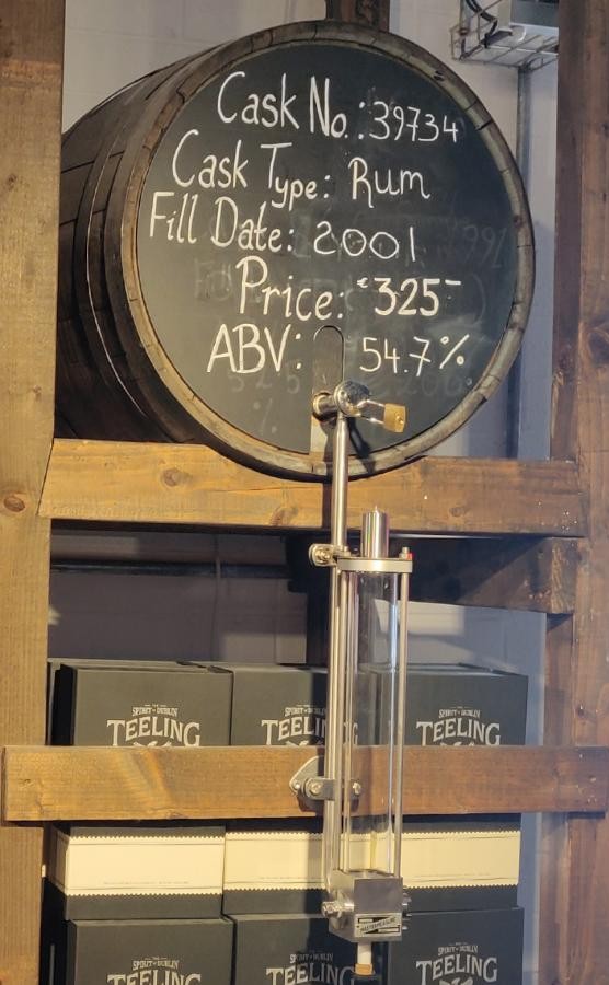 Teeling 2001 Hand Filled at Distillery Rum 54.7% 700ml