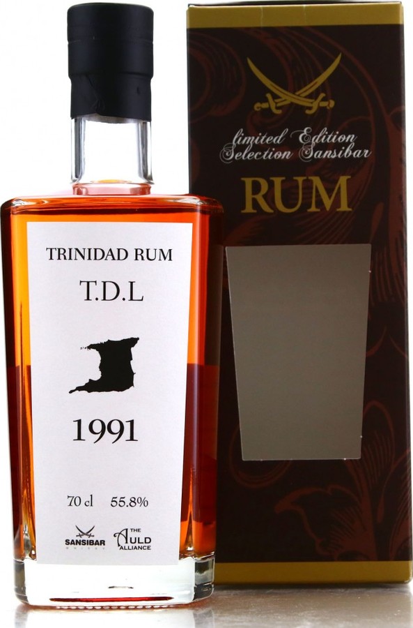 The Auld Alliance Sansibar 1991 TDL Trinidad 31yo 55.8% 700ml