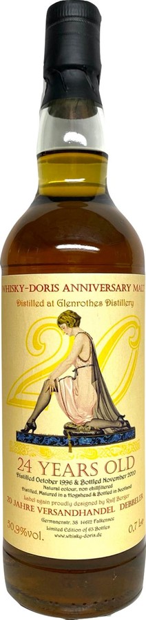 Glenrothes 1996 WD 20th Anniversary Edition Horgshead 50.9% 700ml