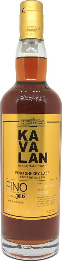 Kavalan Solist Fino Fino Sherry 59.4% 700ml