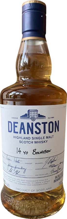 Deanston 2008 Handfilled at Distillery Bourbon 58.8% 700ml