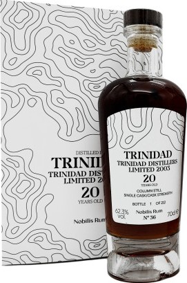 Nobilis Rum 2003 TDL Trinidad No.36 20yo 62.3% 700ml