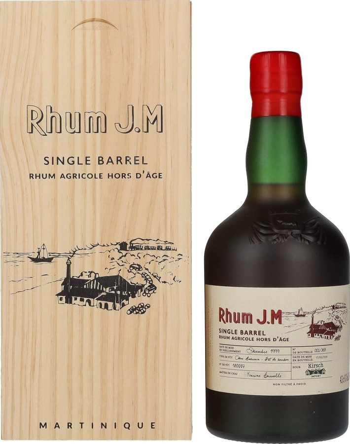 Rhum J.M 1999 Single Barrel Ping No.14 Kirsch Import 43.6% 500ml