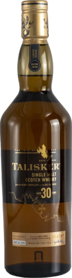 Talisker 30yo From the Oldest Distillery on the Isle of Skye 49.6% 700ml
