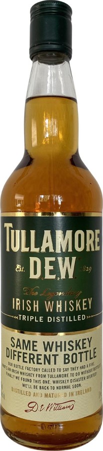 Tullamore Dew The Legendary Irish Whisky Limited Edition 40% 700ml