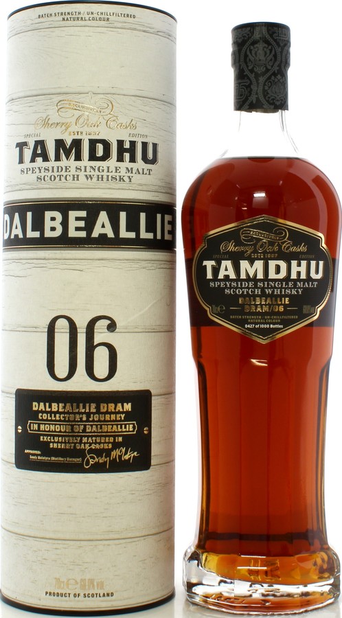 Tamdhu Dalbeallie Dram Collector's Journey 06 Sherry Oak 60% 700ml