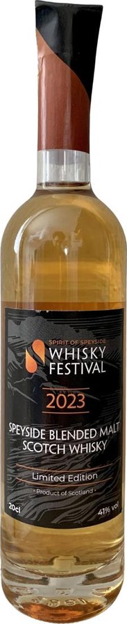 Spirit of Speyside Whisky Festival 2023 Spirit of Speyside Whisky Festival 41% 200ml