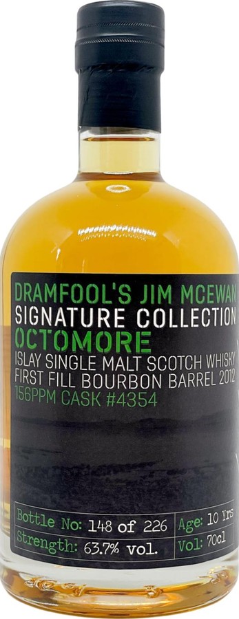 Octomore 2011 Df Jim McEwan Signature Collection 6.3 1st fill Jim Beam bourbon cask 63.7% 700ml