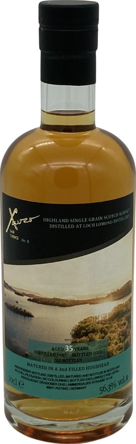 Loch Lomond 1987 Xaver Bar Choice No. 8 2nd Fill Hogshead Xaver Cocktailbar & WhiskyLounge 56.3% 700ml
