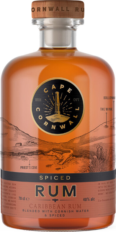 Cape Cornwall Spiced Carribean 40% 700ml
