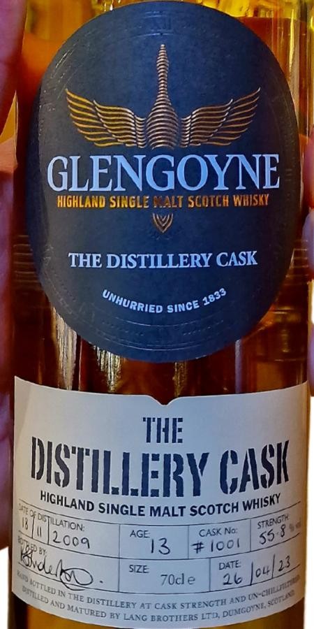 Glengoyne 2009 The Distillery Cask Bourbon 55.8% 700ml