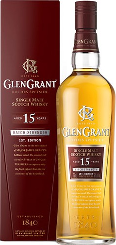 Glen Grant 15yo Batch Strength 1st Edition 1st Fill Ex-Bourbon 50% 1000ml