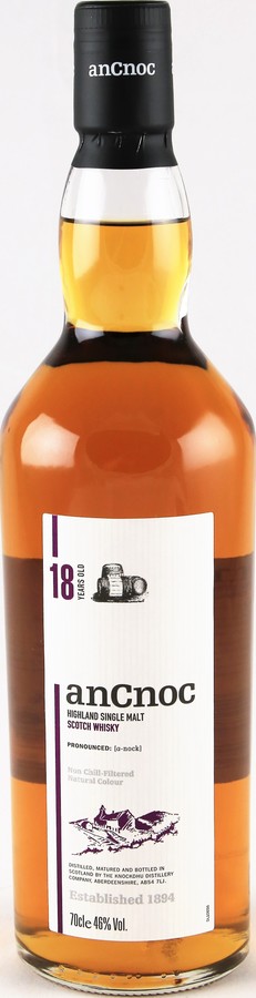 anCnoc 18yo Bourbon & Sherry 46% 700ml