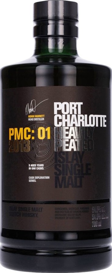 Port Charlotte 2013 PMC: 01 Cask Exploration Series Ex-Pomerol Wine Casks 54.5% 700ml