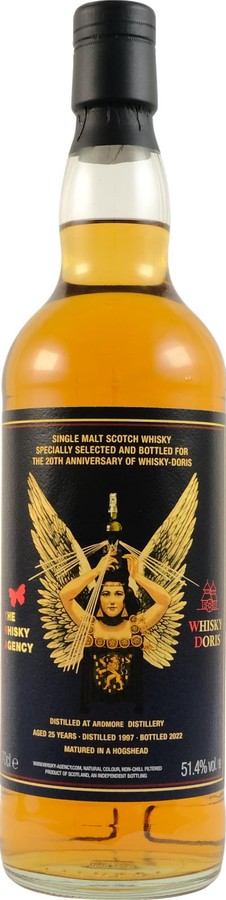 Ardmore 1997 TWA Hogshead Joint Bottling TWA & Whisky Doris 51.4% 700ml