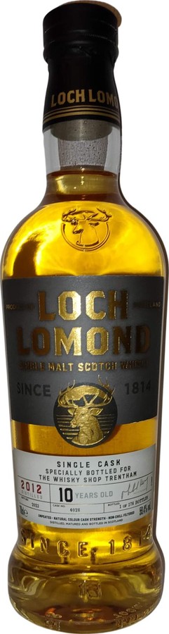 Loch Lomond 2012 RF Bourbon The Whisky Shop Trentham 59.4% 700ml