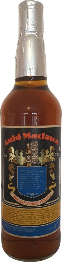 Auld Maclaren Special Scotch Whisky 43% 750ml
