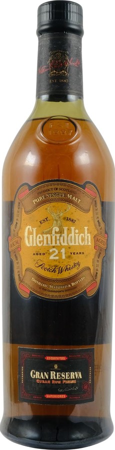 Glenfiddich 21yo Gran Reserva Cuban Rum Finish Cuban Rum Cask Finish 40% 700ml