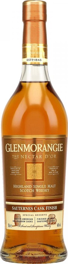Glenmorangie Nectar D'Or 4th Edition American oak ex bourbon Sauternes finish L2387396 24 06 2020 46% 700ml