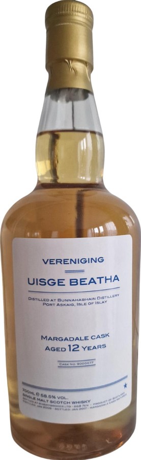 Bunnahabhain 2005 WhB Private Bottling Margadale Vereniging Uisge Beatha 58.5% 700ml