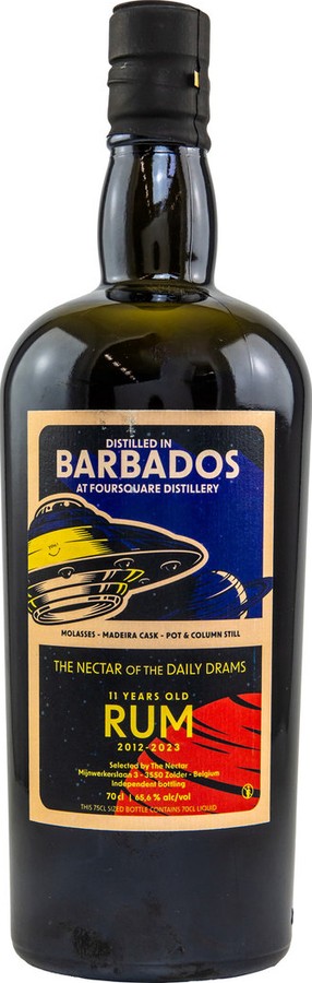 The Nectar Of The Daily Drams 2012 Foursquare Barbados 11yo 65.6% 700ml