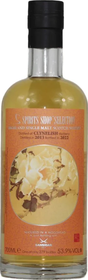 Clynelish 2013 Sb Spirits Shop Selection Bourbon Hogshead 53.9% 700ml