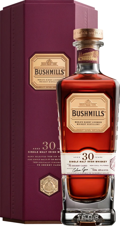 Bushmills 30yo Distillery Bottling PX Sherry Casks 46% 700ml