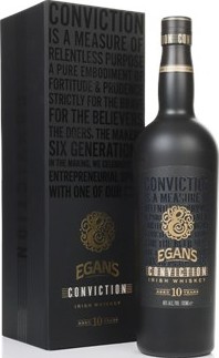 Egan's 10yo Conviction Ex-Bourbon XO Cognac French Limousin finish 46% 700ml