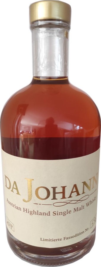 Da Johann 2019 Red Wine and fresh Oak finish 42% 500ml