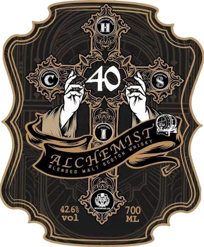 Blended Malt Scotch Whisky 40yo Wdcn Alchemist 42.6% 700ml