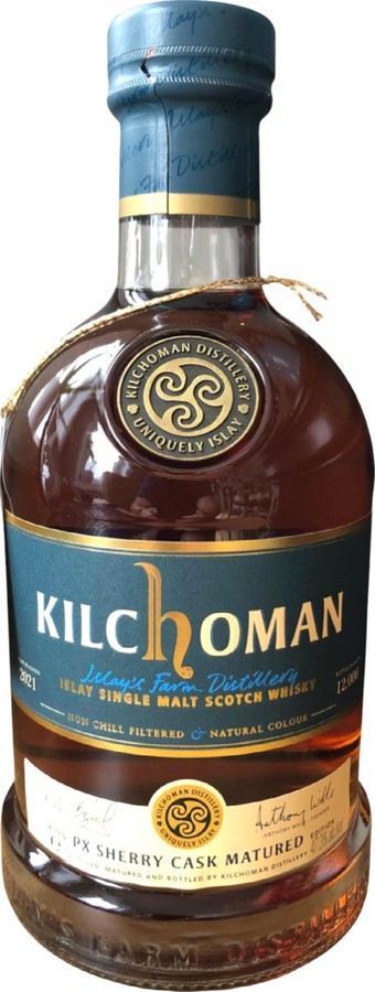 Kilchoman Px Sherry Cask Matured Distillery Bottling PX Sherry 47.3% 700ml