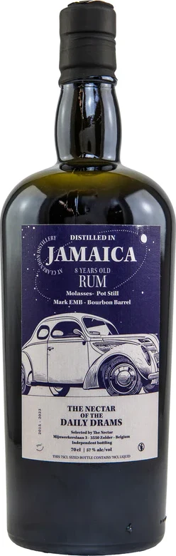 The Nectar of the Daily Drams 2015 Clarendon EMB Jamaica 8yo 57% 700ml