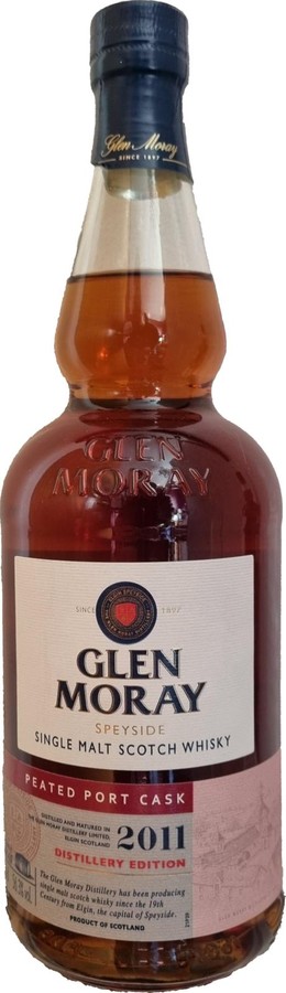Glen Moray 2011 Distillery Edition Peated Port 56.3% 700ml
