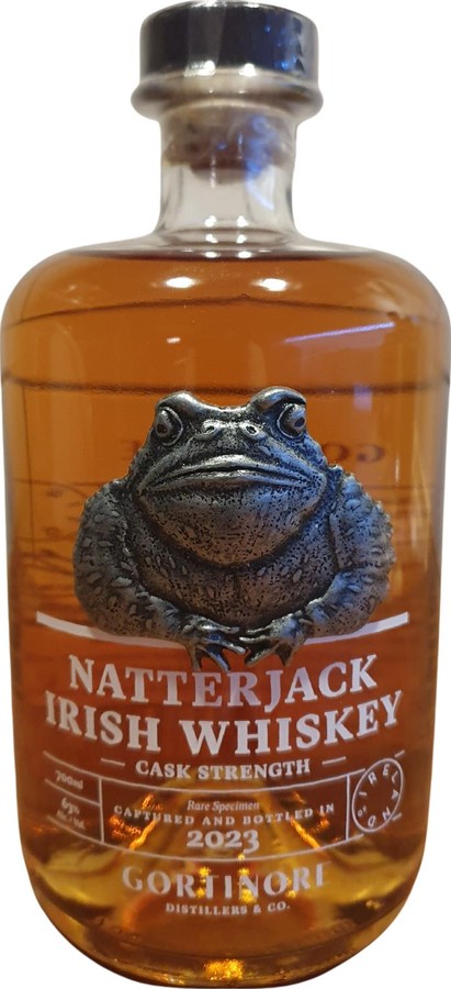 Natterjack Irish Whisky GoDi Cask Strength Bourbon Virgin American Oak Finish 63% 700ml