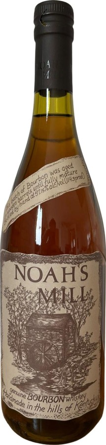 Noah's Mill Genuine Bourbon Whisky New Charred Oak Barrel 57.15% 750ml