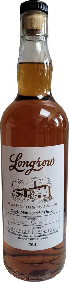 Longrow Hand Filled Distillery Exclusive 57.1% 700ml