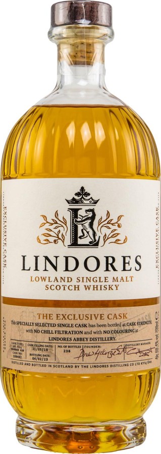 Lindores Abbey 2018 The Exclusive Cask 1st-Fill Bourbon 60.4% 700ml