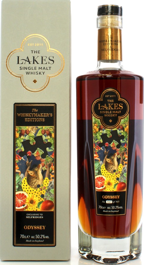 The Lakes Odyssey The Whiskymaker's Editions Bottled for Selfridges 50.2% 700ml