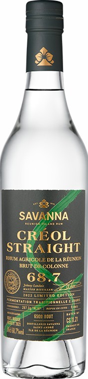 Savanna 2021 Reunion Creol Straight Batch 68.7% 500ml