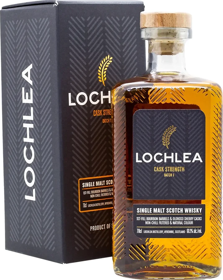 Lochlea Cask Strength Batch 1 1st Fill Bourbon Oloroso Sherry 60.1% 700ml